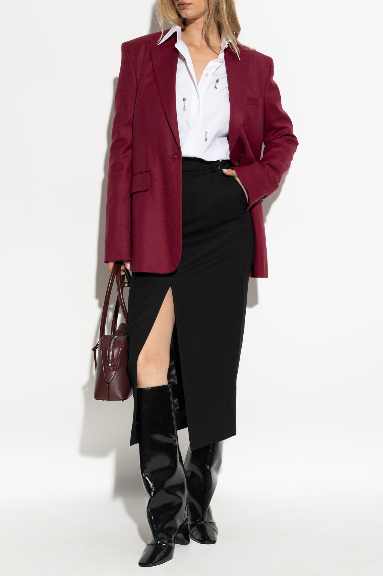 ジャケット STELLA McCARTNEY Burgundy Wool Blazer Burgundy Wool blazer Stella McCartney - Vitkac France